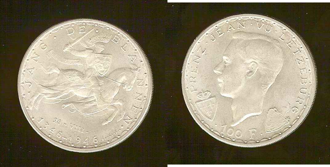 Luxembourg 100 francs 1946 Unc